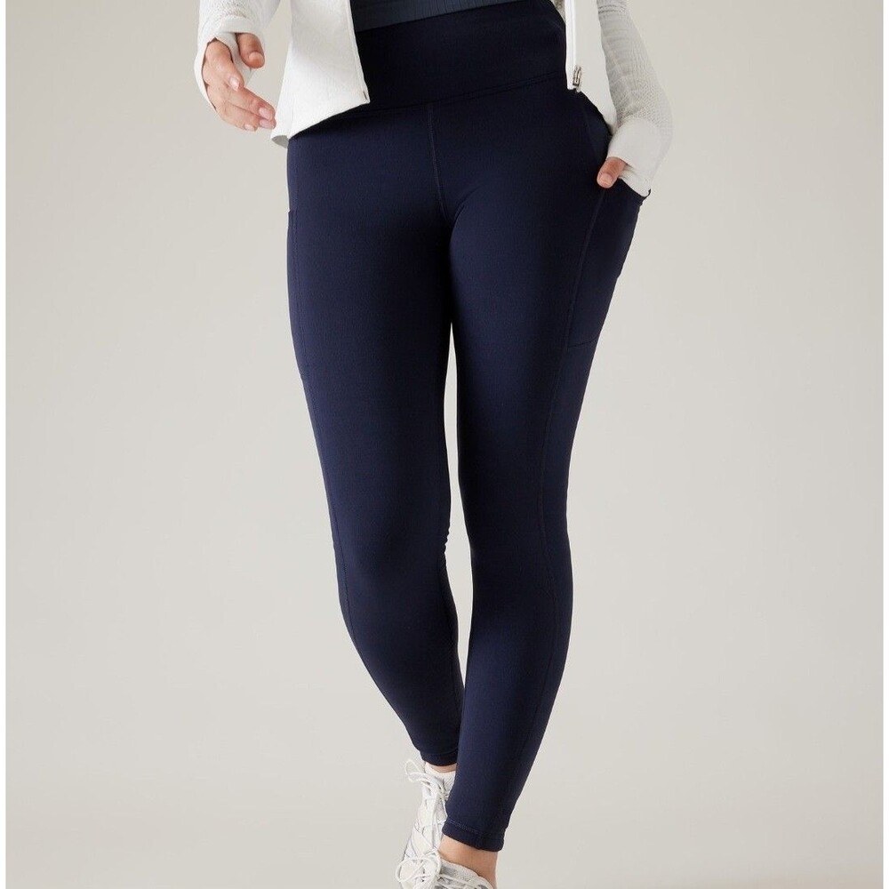 Athleta Altitude Stash tight in polartec Powerstretch Legging Sz 3X Fleece Lined